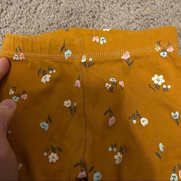 COPY - Carters 12 month baby girl yellow leggings w multi color floral print NW… - Picture 6 of 6